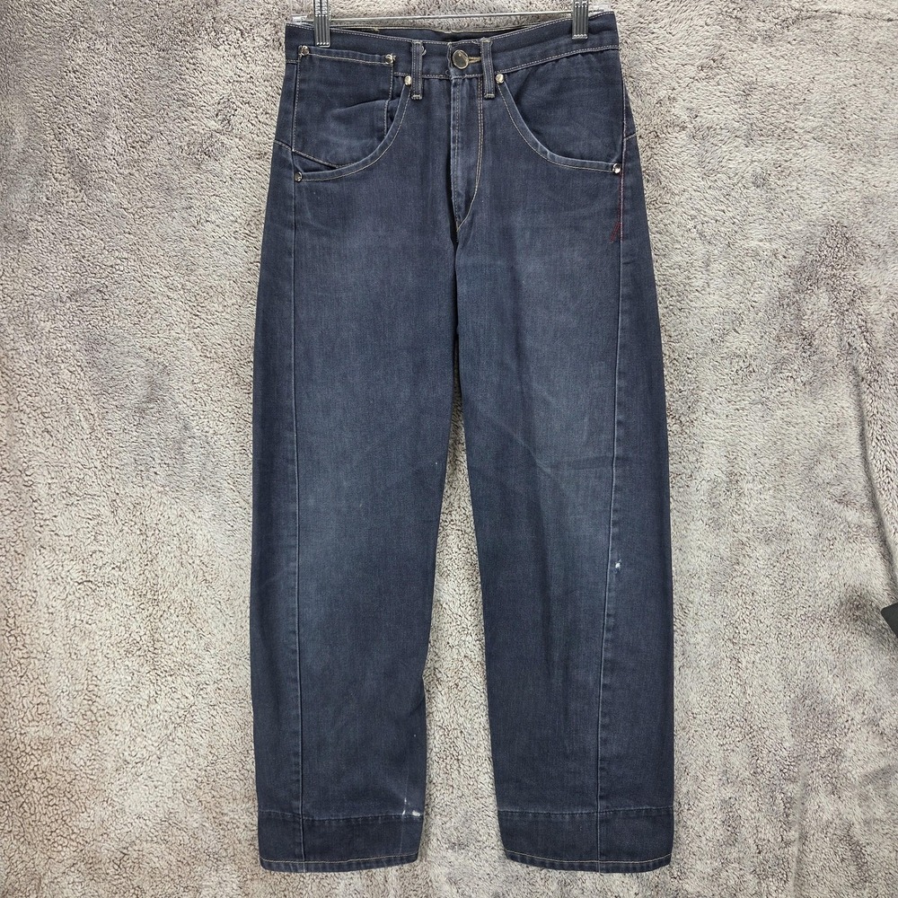 Vintage Levis Engineered Jeans Mens 28x28 Blue Twisted Dark Wash Zip Fly